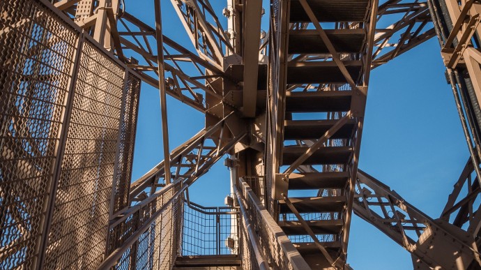 View inside the staircase